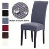 High Elastic Dining Chair Cover Dining Room Waterproof Adjustable Chairs Case Seat Cover Stretch Wedding Banquet Home Decoration