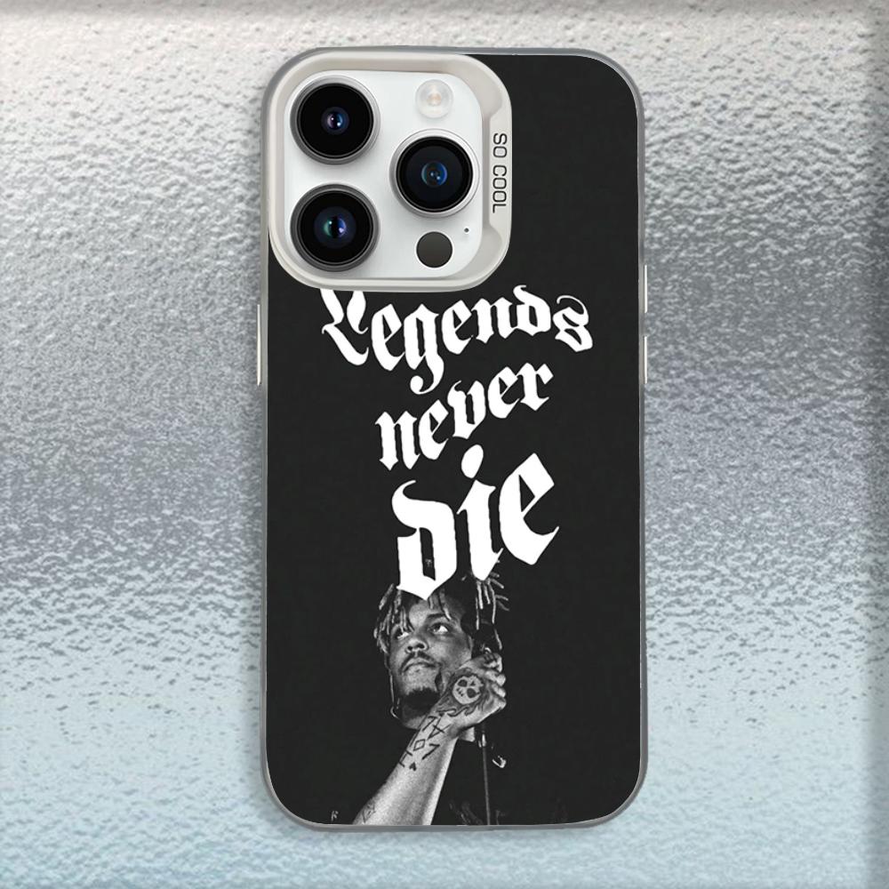 Чехол для телефона Rapper 999 J-Juice W-WRLD Для iPhone 17 Air 16 e 15 14 13 12 11 Pro Max Plus Mini SE 2020 2022 Белый Матовый Ударопрочный