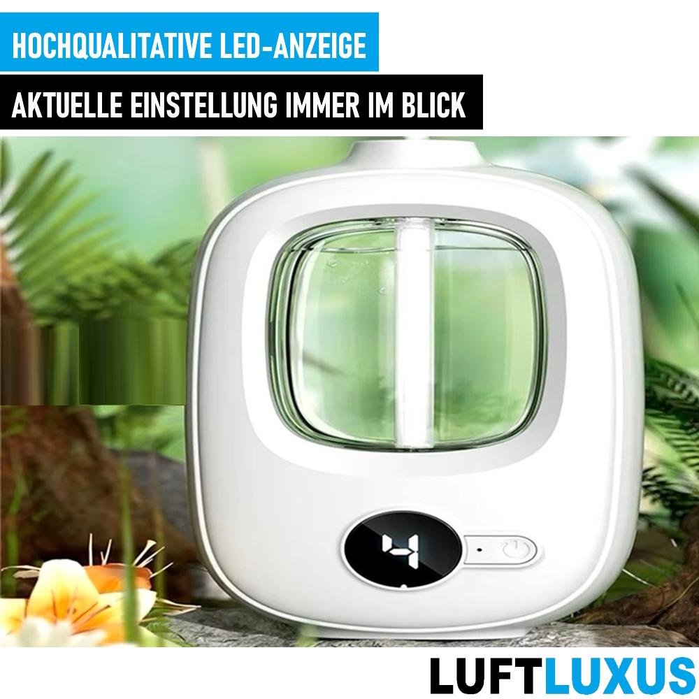 LUFTLUXUS Освежитель воздуха для автомобиля, Ароматизатор для помещения, Электрический, Перезаполняемый, Ароматический диспенсер
