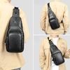 Сумка из натуральной кожи Мужская нагрудная сумка Head Layer Cowhide Chest Cross Bag Trend Shoulder Bag