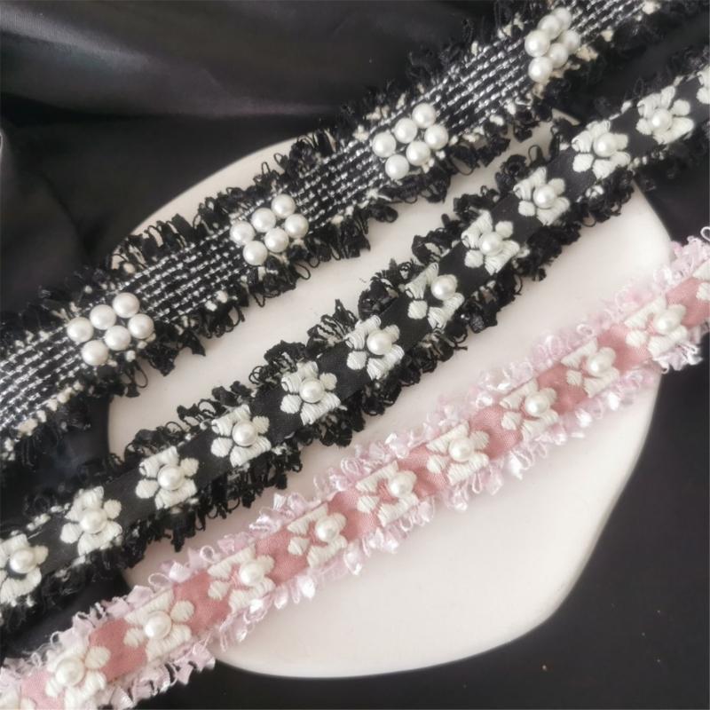 Маленькое цветочное жемчужное колье-чокер Сладкое крутое колье Цепочка на шею Темпераментный шейный ободок Ювелирные изделия Цепочка-колье на ключицу