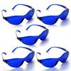 Mikuru IPL Laser Hair Removal Beauty Protective Glasses for Laser Hair Blue of Goggles, Protector, Removal, (Set 5)