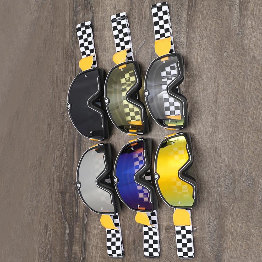 2026 Motorcycle Retro Goggles Skiing Glasses Outdoors Motocross Sunglasses Helmet Riding Racing Cafe Racing Mountain Bike ATV2