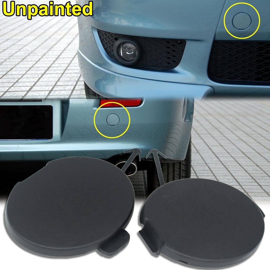Для Mitsubishi Lancer 2008-2015 незагрунтованная крышка автомобильного фаркопа, крышка для буксировки, задний передний бампер, автомобильные аксессуары 2009 2010 2011