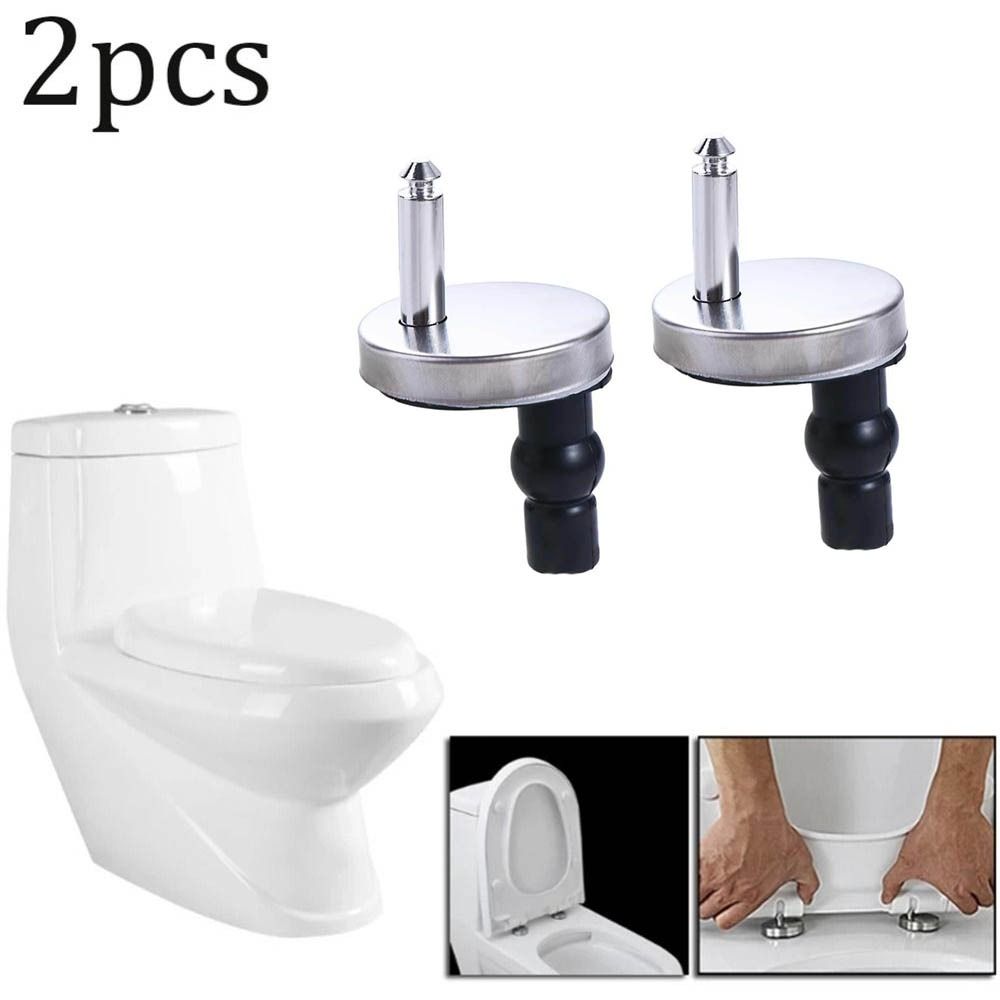 Replacement Toilet Seat Hinges Toilet Kit Heavy Duty Hinge for 2pcs Furniture Accessories