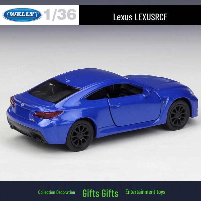 Welly 1:36 Lexus RC F Alloy Car Model Pull-back Toy
