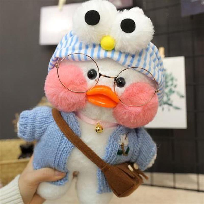 Утка с гиалуроновой кислотой, маленькая желтая утка, кукла Ins Ducks Lalafanfan, утки, плюшевые мягкие игрушки, кукла-утка, кукла на день рождения, 30 см