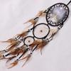 1PC Handmade Dream Catcher Creative Wall Decorations Wolf Pattern Indian Dreamcatcher Retro Feather Ornament Home Room Hanging Decor