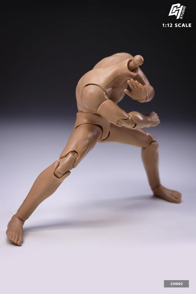 Игрушка Hobby Фигурка CH studio Мужской Подвижный Действие Сочлененный Корпус [TOYBARJAPAN] 1/12 CH001/CH002 Мужской (CH002)
