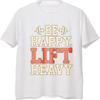 Brand Summer Men Tshirt Be Happy Lift Heavy Short Sleeve Rock Round Neck Top Tees Men Tshirt Funny tshirt Round Neck Tee