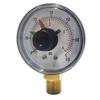 Двухшкальный манометр Y50 0-60 PSI для воздуха, воды, масла. Прочный и точный