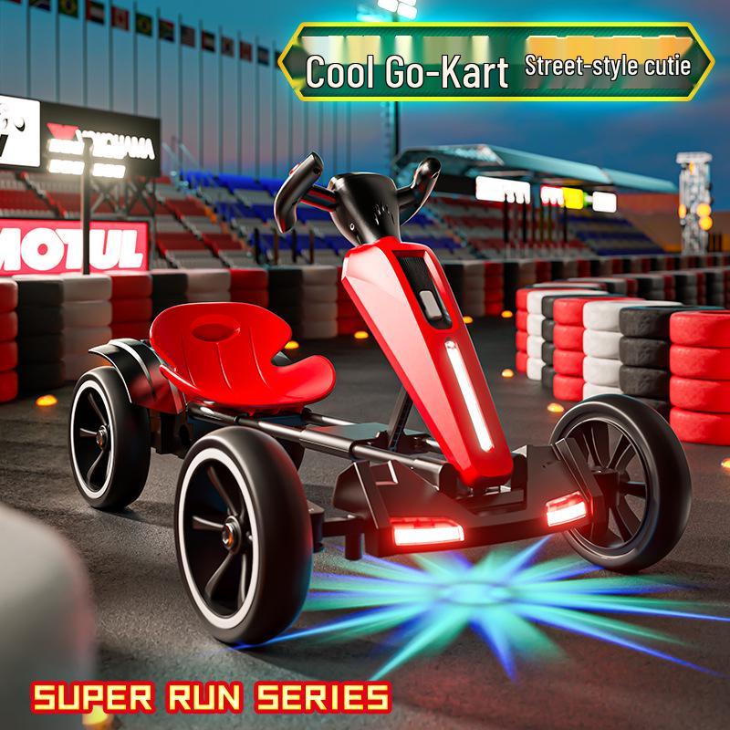 Складной детский электрический картинг - Машинка на радиоуправлении для мальчиков и девочек