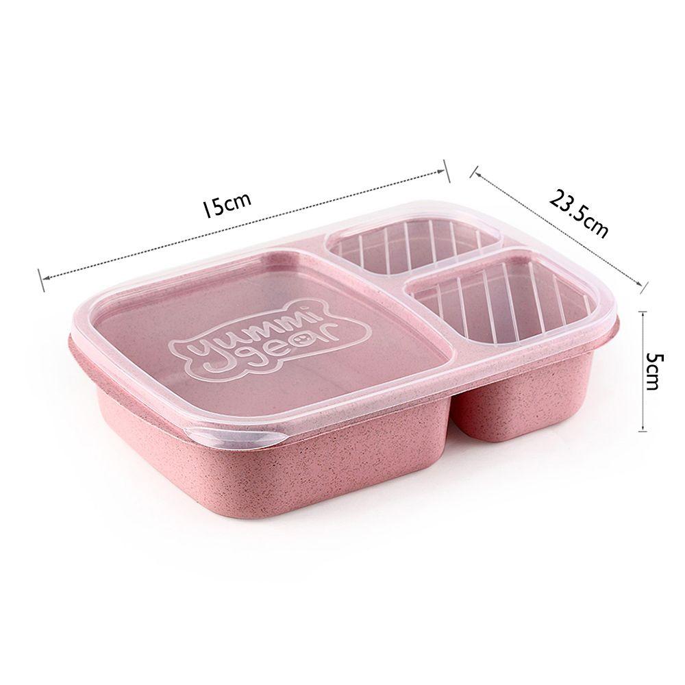Portable Dinnerware Compartmentalized Food Fruit Container Lunch Box Lunchbox Picnic Storage Boxs