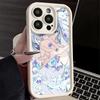 Чехол для телефона iPhone 17 Air 16E 15 16 Pro Max Аниме Kwaii Девушка Ins Стиль Чехол 14 Plus 13 12 Mini Мягкий Силиконовый Fundas