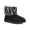UGG Fluff Mini Quilted Leopard Suede Warm Comfortable Short Snow Boots Women Boots 1112439-BWHT