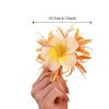 Fresh Sweet Floral Hair Clips Artificial Floral Hair Claw Versatile Frangipani Duckbill Clip Photo Props for Vacation Side Clip