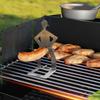 1-5PCS Funny Sausage Holder BBQ Roaster Rack Stainless Steel Sausage Stand for Camping Outdoor Picnic Kitchen Grill Accessories