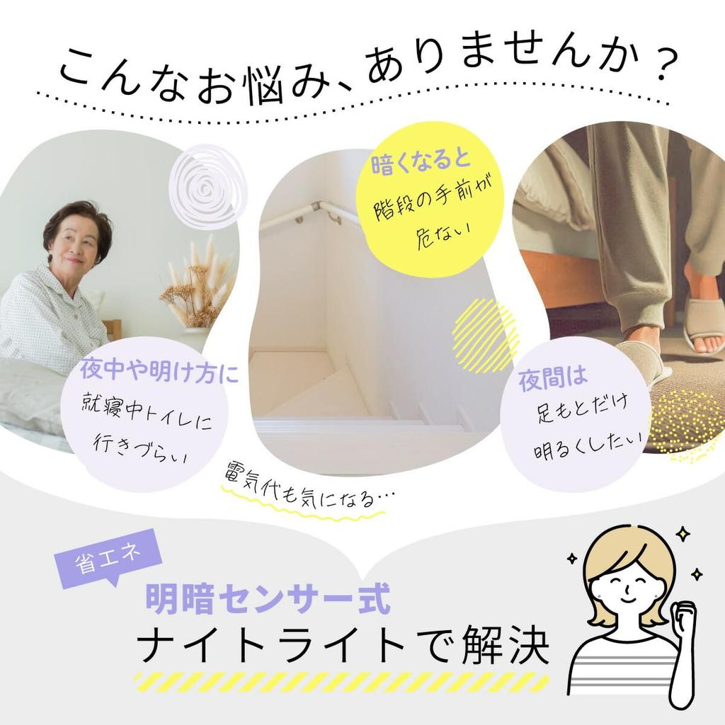 Ohm Electric Датчик ночника-подсветки для ног Цвет лампы-подсветки для ног Тип розетки Питание от сети Переключатель Белый свет/Темно NIT-ALA6MCL2-WL 06-5153