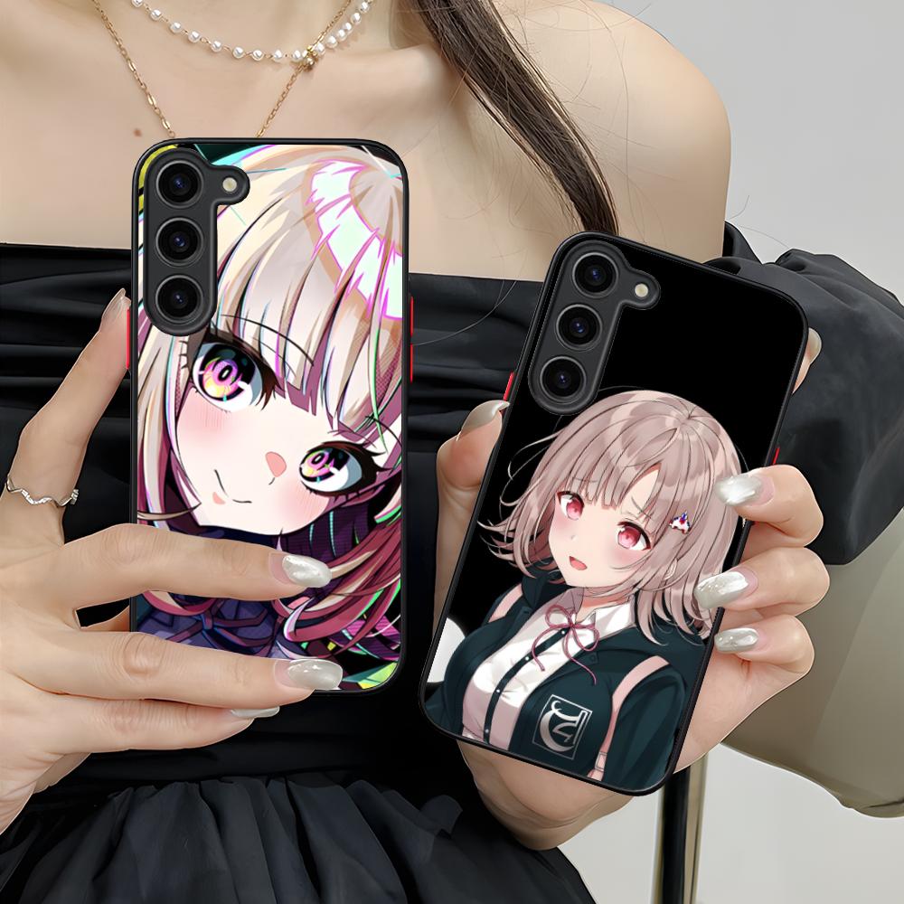 Чехол для телефона Danganronpa Чиаки Нанами для Samsung Galaxy S26 S25 S24 S23 S22 S21 Plus FE Ultra с ощущением кожи, противоударный чехол