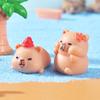 Мини-фигурки капибар Декоры Водонепроницаемая игрушка Наборы для игры Миниатюрные куклы Фигурки для сада Топперы для тортов Вечеринки Подарки