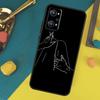 Стильный Минималистичный Чехол Сексуальная Линия Для Realme GT 7 Pro GT 6 6T 5 C61 C67 C55 C53 C51 C21Y C25S C75 10 11 12 13 14 Pro Plus