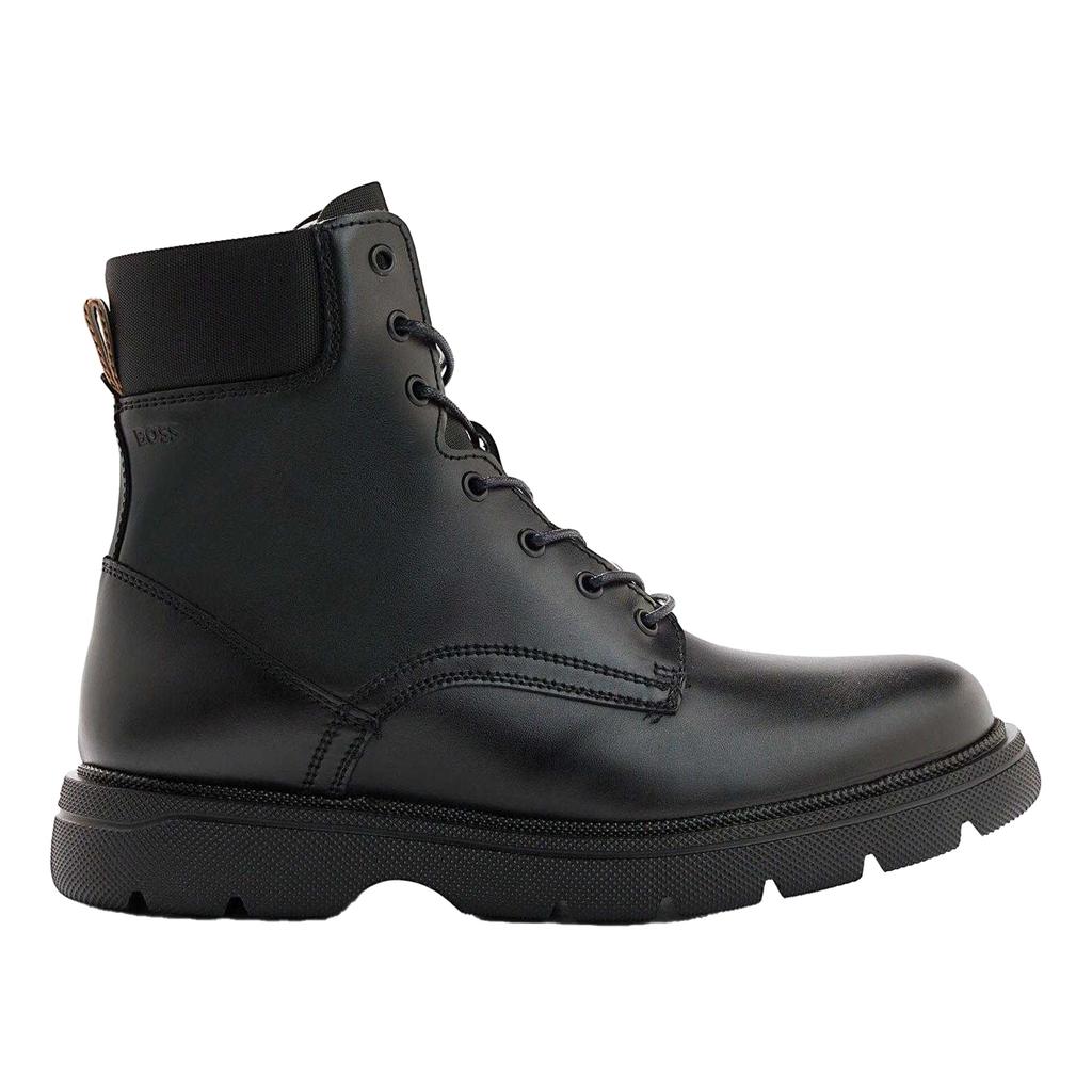 Hugo Boss Mens Jacob Leather Ankle Boots