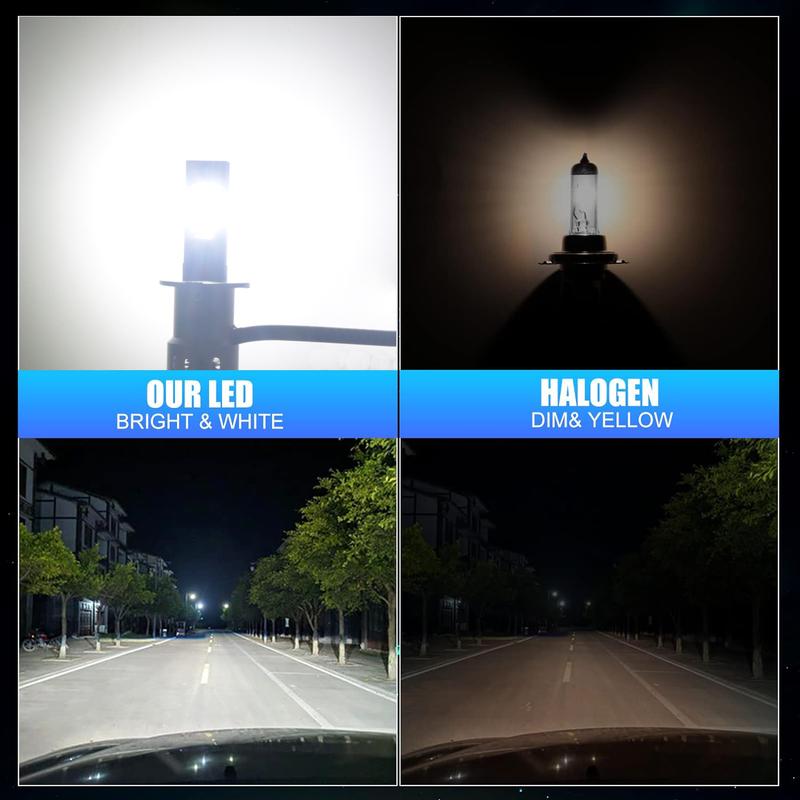 XSTORM H1 H3 LED Headlight Bulb Mini 60W 20000LM 6500K CSP for Car Headlamp High Beam Light Auto Diode Fog Lamps 12V Automobile
