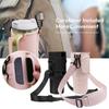 Portable Useful Water Bottle Bag Drink Cup Sleeve Holder Adjustable Shoulder Strap Carrier Crossbody for Climbing