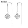 Lindon Copper Alloy Zircon Earrings Drop Earrings For Women Wedding Party Gifts