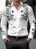 Slim Fit Striped Long Sleeve Shirt, Ideal for Office & Daily Wear