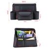New Leather Car Seat Middle Hanger Storage Bag Luxury Auto Handbag Holder Between Seats Tissue Water Cup Pockets Stowing