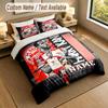 3Pcs Bedding Set Custom Name Text, 1 Sheet 2 Pillowcases Home Bed DecorHarry Kane