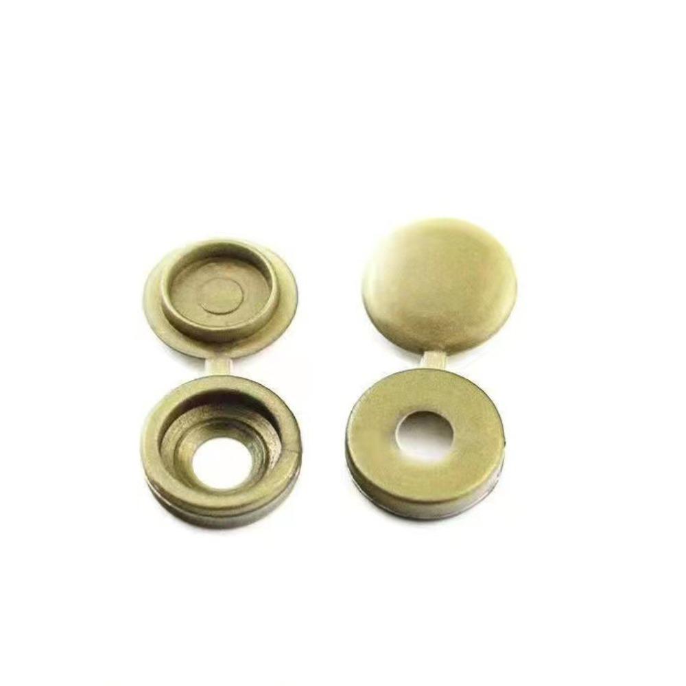 100PCS New Universal Fit Screw Protective Covers Snap Protective DIY Cross Screw Caps Fold Snap Cap Furniture Hardware