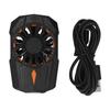 Mobile Phone Radiator Portable Ultra Silent Heat Sink for Phone Game Live Streaming Black
