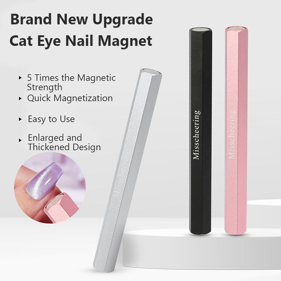 Hexagonal Dualhead Magnet Art Nail Column Strong Magnetic For Cat Eye Effect