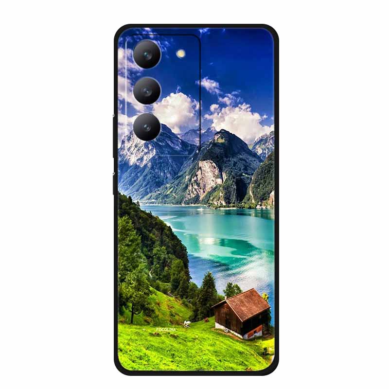 Phone Case For Redmi 15 4G Back Cover Case 6.9" Shockproof Black Silicone Soft Coque For Xiaomi Redmi 15 Case Redmi15 Funda Para