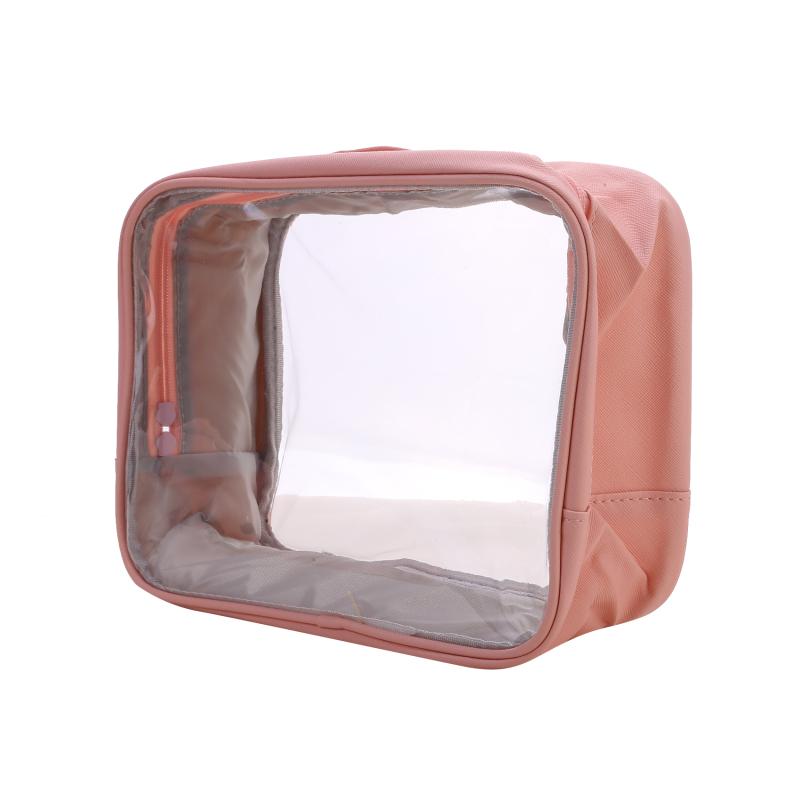Прозрачная косметичка из ПВХ для женщин, водонепроницаемая прозрачная косметичка, косметичка, органайзер для макияжа, сумка для хранения туалетных принадлежностей для ванны