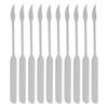 10PCS Makeup Spatula Tool Stainless Steel Double Ended Foundation Spatula for Makeup Accessories