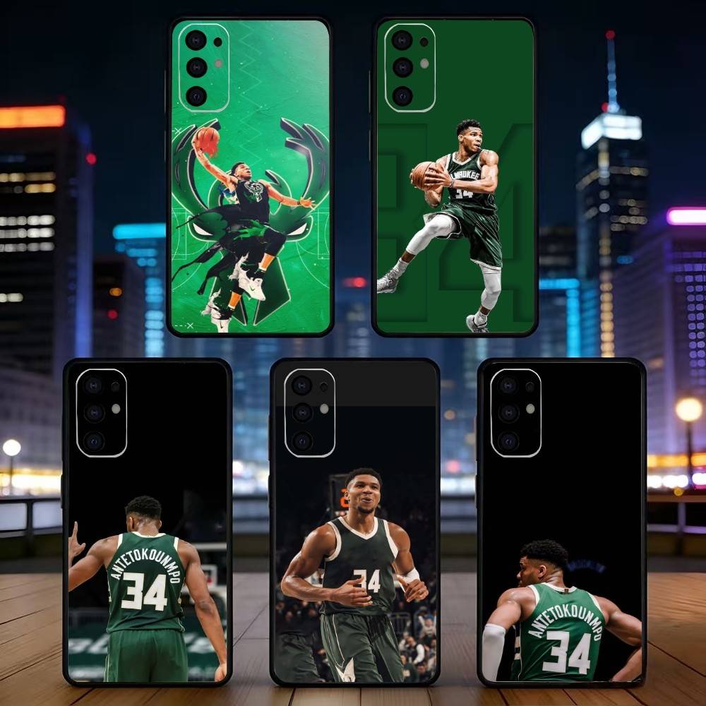 Чехол для телефона Giannis Antetokounmpo Черный Силиконовый Мягкий Для Samsung S25,S24,S21,S22,S23,S30,Ultra,S20,Plus,Fe,Lite