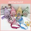 Stylish Children's Sling Bag With Fun Cartoon Prints For Daily Use And School