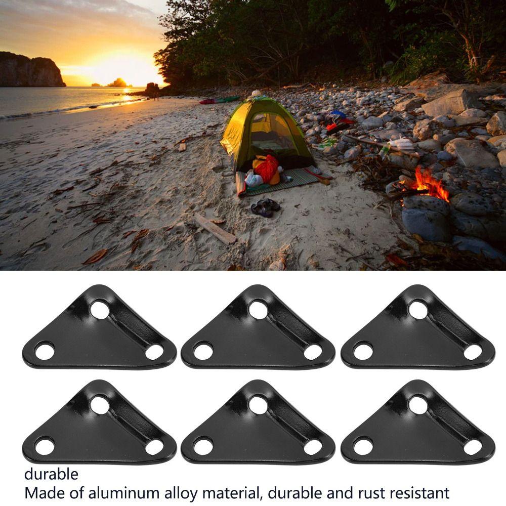 20 Pcs Ultralight Strong Tent Rope Fastener Triangle Tent Guy Line Rope Adjuster Backpacking