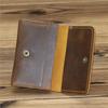 Genuine Leather Card Holder Wallet Men Retro Cow Leather Card Wallet for ID Credit Card