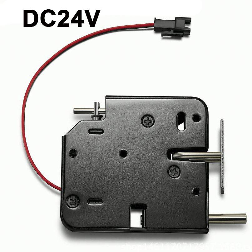 12V OR 24V Mini Cabinet Lock Market Express Delivery Electrical Bolt Locker Drawer Solenoid Lock ElectroMagnetic Lock