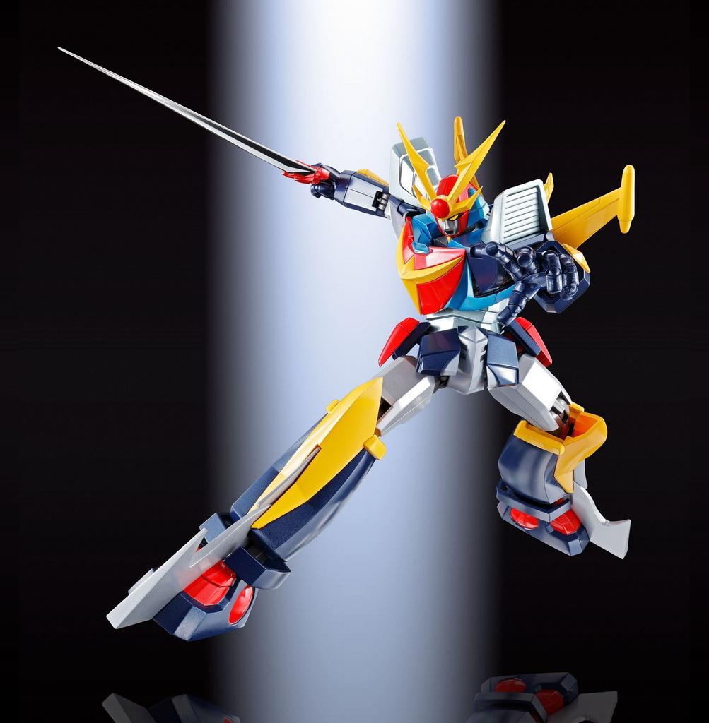 TAMASHII NATIONS Soul of Chogokin Muteki Steel Man Daitarn 3 180 мм ABS литье под давлением ПВХ окрашенная подвижная фигурка GX-82 FA. приблизительно. & &