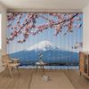 Custom Mount Fuji Landscape 3D Digital Printed Blackout Window Curtains For Living Room Bedroom Kitchen Decor Drapes Wholesale