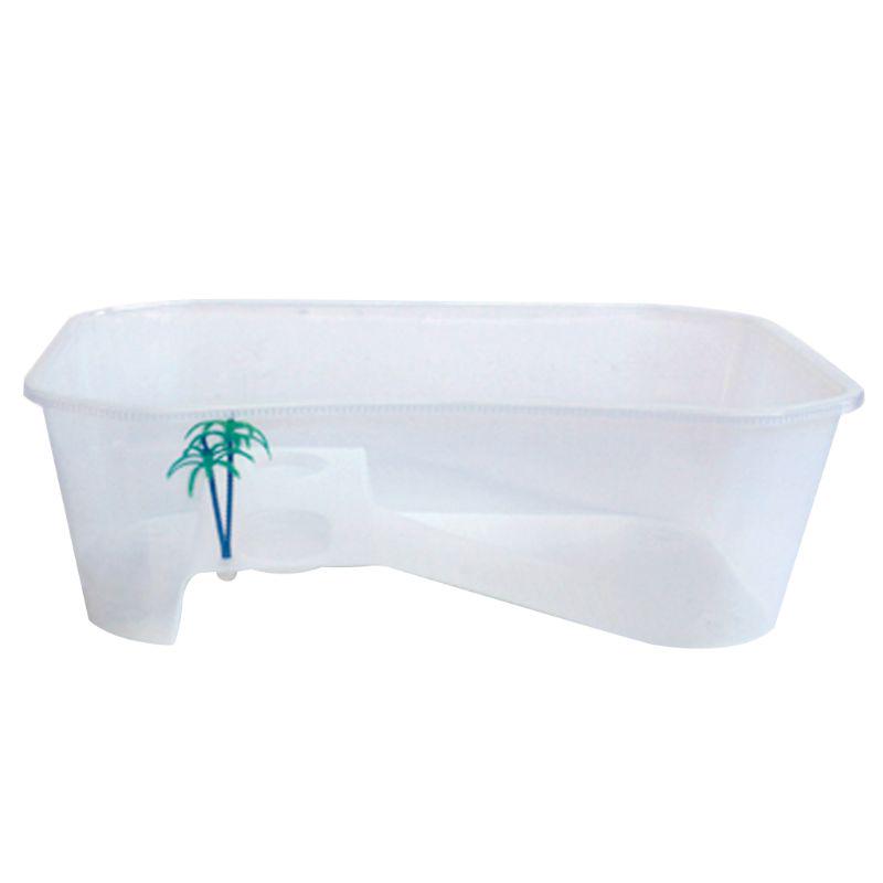 Рептилия Черепаха Виварий Ящик с платформой для купания Аквариум Корм для разведения черепах Кормушка для кормления Домашний аквариум