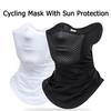 Silk Sports Neck Gaiter Outdoor Dust Sunscreen Motorcycle Cycling Half Face Mask