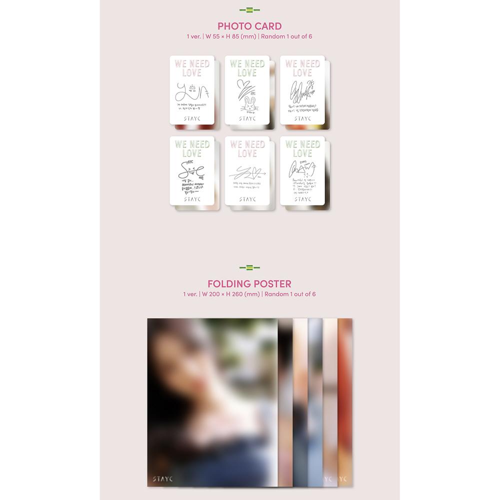 STAYC [WE NEED LOVE] Limited Digipack Album