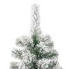 Artificial Christmas Tree Foldable Snow Flocked 180 cm