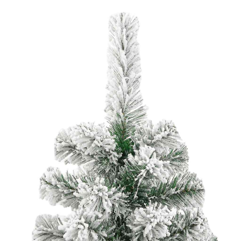 Artificial Christmas Tree Foldable Snow Flocked 180 cm